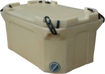 Контейнер 790х490х400 мм бежевый с крышкой Контейнер 790х490х400 мм бежевый с крышкой