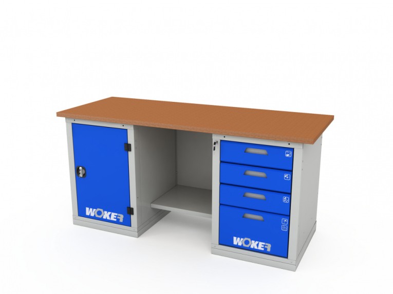 Верстак двухтумбовый WOKER PRO 2104.1800 купить в Новосибирске Верстак двухтумбовый WOKER PRO 2104.1800 купить в Новосибирске