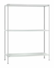 Стеллаж металлический Титан МС-500 2300х1500х400 3 полки Стеллаж металлический Титан МС-500 2300х1500х400 3 полки