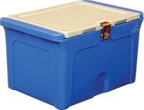 Контейнер 500х335х303 мм синий с крышкой Контейнер 500х335х303 мм синий с крышкой