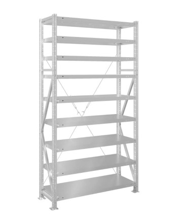 Стеллаж MS U 3000x700x800 9 полок (200 кг, металл) купить в Новосибирске
