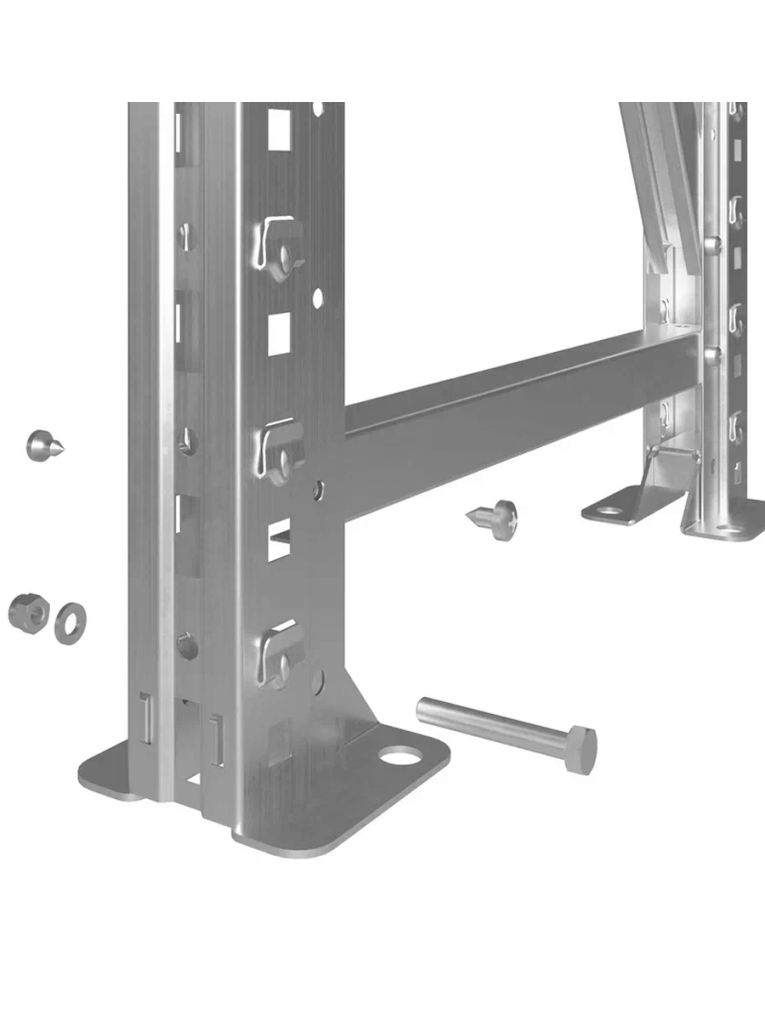 Стеллаж MS U 2000x1200x500 5 полок (400 кг, перф) купить в Новосибирске