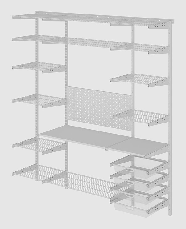 Гардеробная система Практик Home Гараж 2 купить в Новосибирске Гардеробная система Практик Home Гараж 2 купить в Новосибирске