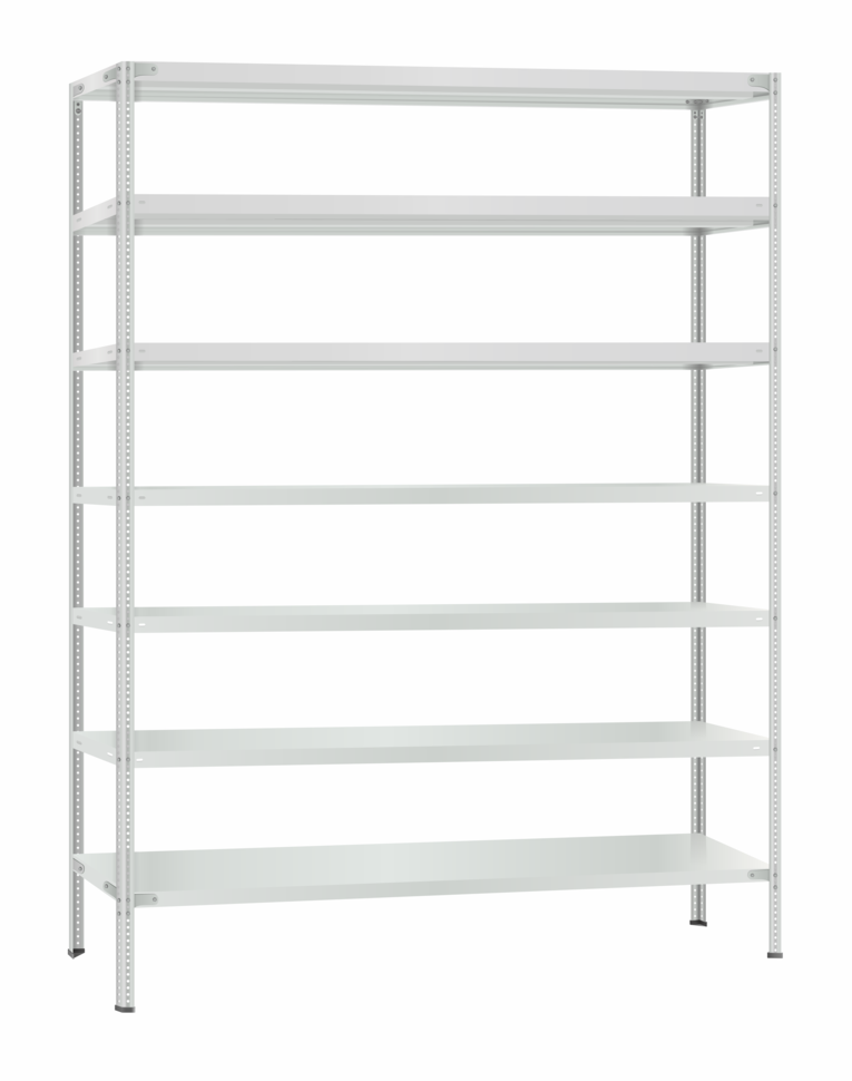 Стеллаж металлический Титан МС-500 3000х1500х600 7 полок купить в Новосибирске Стеллаж металлический Титан МС-500 3000х1500х600 7 полок купить в Новосибирске