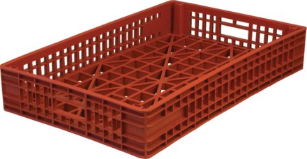 Ящик хлебный 740х460х130 красный купить в Новосибирске
