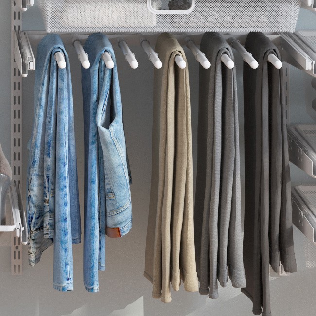 Брючница выдвижная GT-45 белая купить в Новосибирске Брючница выдвижная GT-45 белая купить в Новосибирске