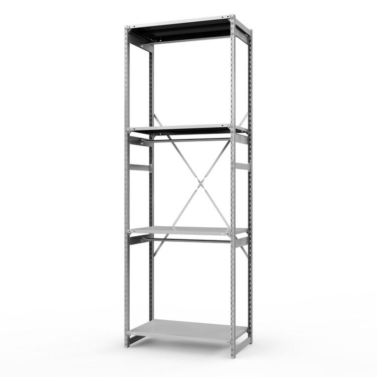 Стеллаж металлический ТСУ Универсал, 3000х1060х600 мм.Штанги: 3шт. Полки: металл 4 шт. купить в Новосибирске Стеллаж металлический ТСУ Универсал, 3000х1060х600 мм.Штанги: 3шт. Полки: металл 4 шт. купить в Новосибирске