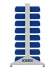 Стеллаж для пластиковых лотков SORTEX двухсторонний 1500x1000x800.02 купить в Новосибирске Стеллаж для пластиковых лотков SORTEX двухсторонний 1500x1000x800.02 купить в Новосибирске