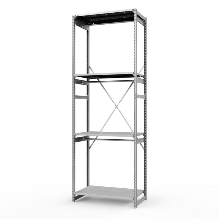 Стеллаж металлический ТСУ Универсал, 3000х1060х600 мм.Штанги: 3шт. Полки: металл усил. перф. 4 шт. купить в Новосибирске Стеллаж металлический ТСУ Универсал, 3000х1060х600 мм.Штанги: 3шт. Полки: металл усил. перф. 4 шт. купить в Новосибирске