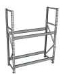 Стеллаж грузовой СГР 2000x2100x800 2 полки (без настила) Стеллаж грузовой СГР 2000x2100x800 2 полки (без настила)