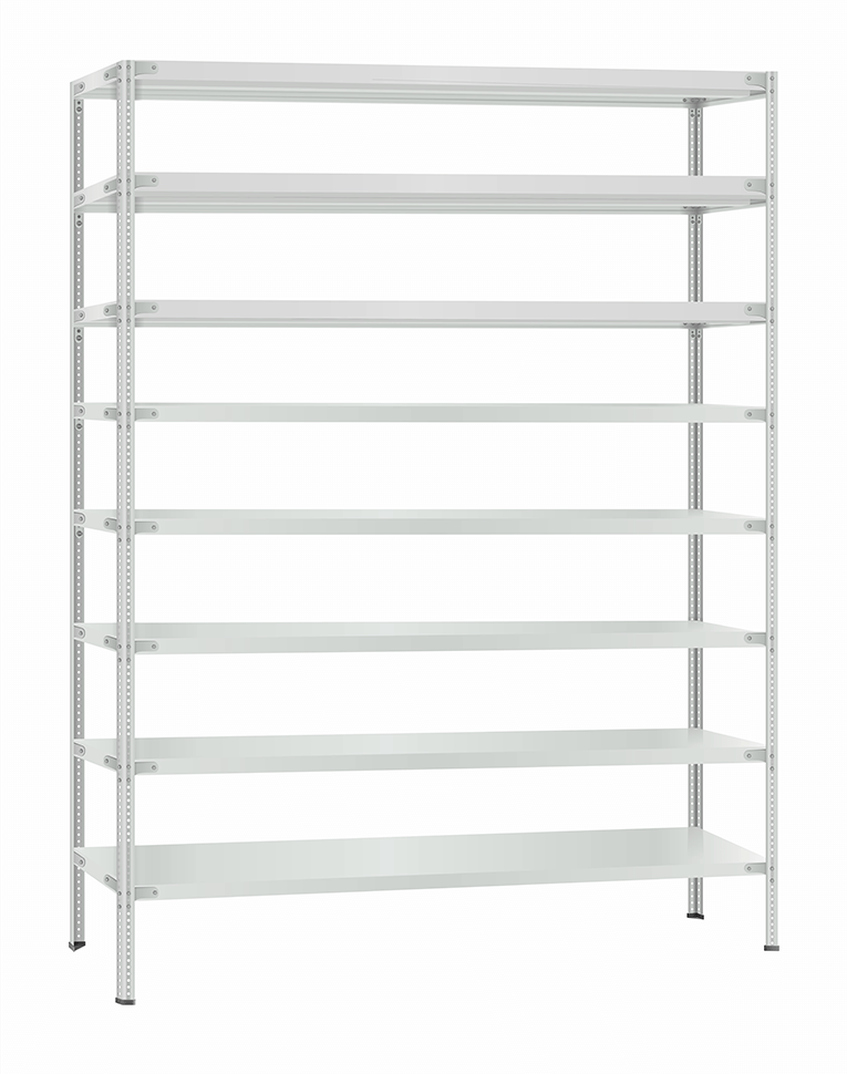 Стеллаж металлический Титан МС-900 2300x1000x300 8 полок купить в Новосибирске Стеллаж металлический Титан МС-900 2300x1000x300 8 полок купить в Новосибирске