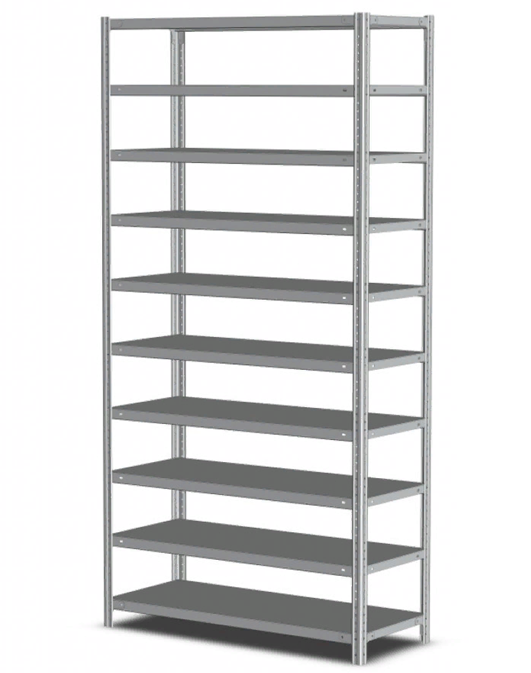 Стеллаж MS Strong 2200х700х800 10 полок купить в Новосибирске Стеллаж MS Strong 2200х700х800 10 полок купить в Новосибирске