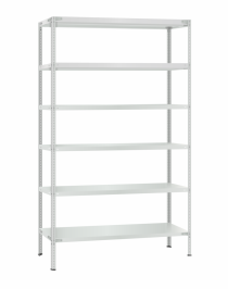 Стеллаж металлический Титан МС-500 2400х1200х500 6 полок Стеллаж металлический Титан МС-500 2400х1200х500 6 полок