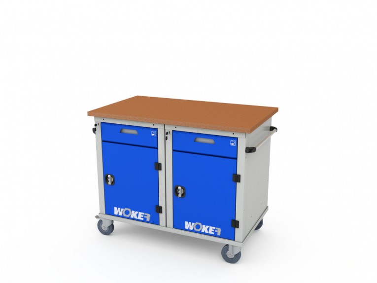 Верстак мобильный двухтумбовый WOKER PRO 2202.1200 купить в Новосибирске