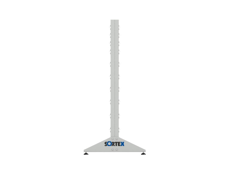 Стеллаж для пластиковых лотков SORTEX двухсторонний 1800x1000x800.04 купить в Новосибирске Стеллаж для пластиковых лотков SORTEX двухсторонний 1800x1000x800.04 купить в Новосибирске