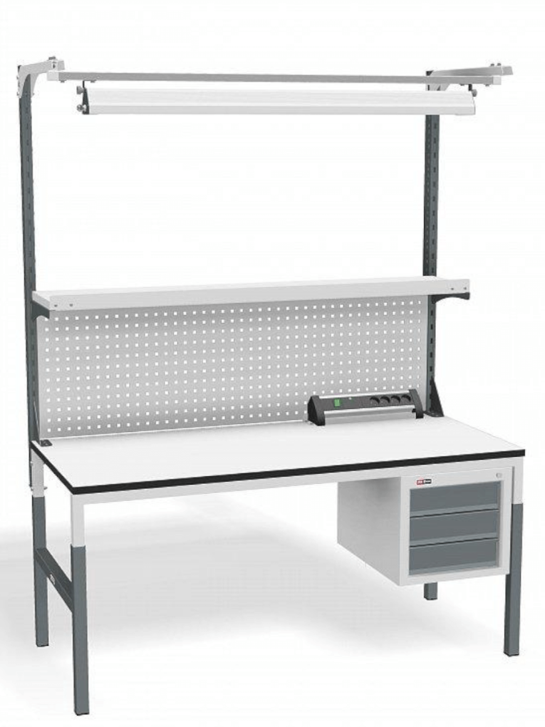 Стол монтажный ДиКом СР-М-150/90-05 ESD Пластик купить в Новосибирске Стол монтажный ДиКом СР-М-150/90-05 ESD Пластик купить в Новосибирске