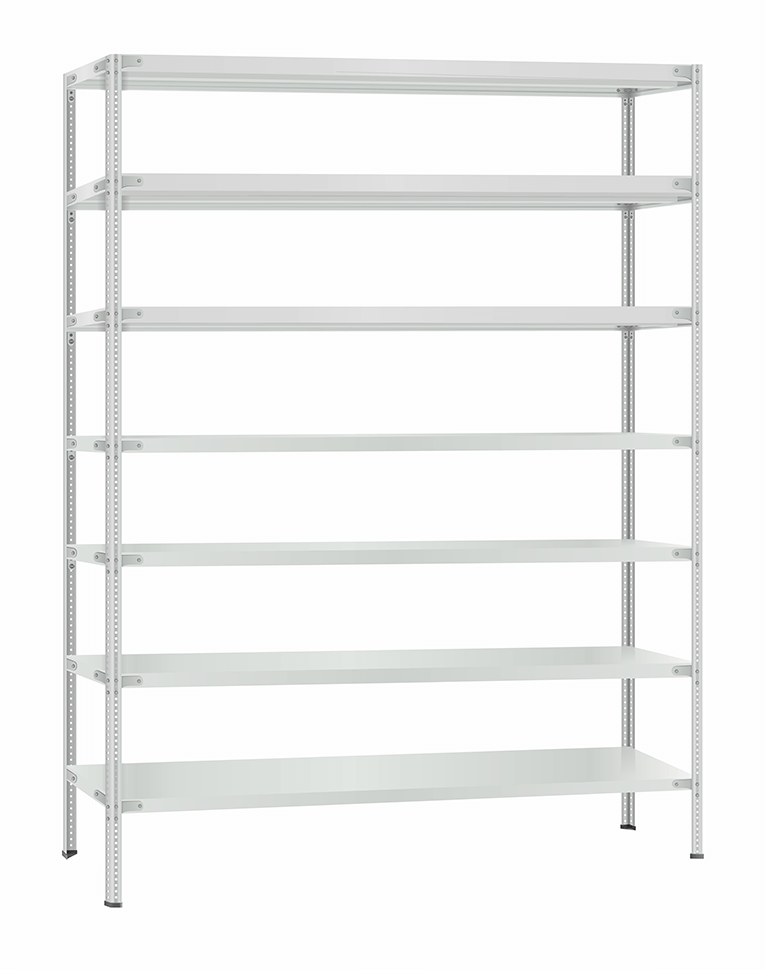 Стеллаж металлический Титан МС-900 1500x1000x300 7 полок купить в Новосибирске Стеллаж металлический Титан МС-900 1500x1000x300 7 полок купить в Новосибирске