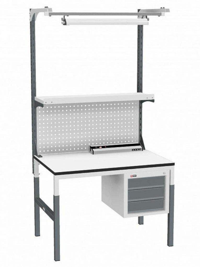 Стол монтажный ДиКом СР-М-100/90-05 ESD Пластик купить в Новосибирске Стол монтажный ДиКом СР-М-100/90-05 ESD Пластик купить в Новосибирске