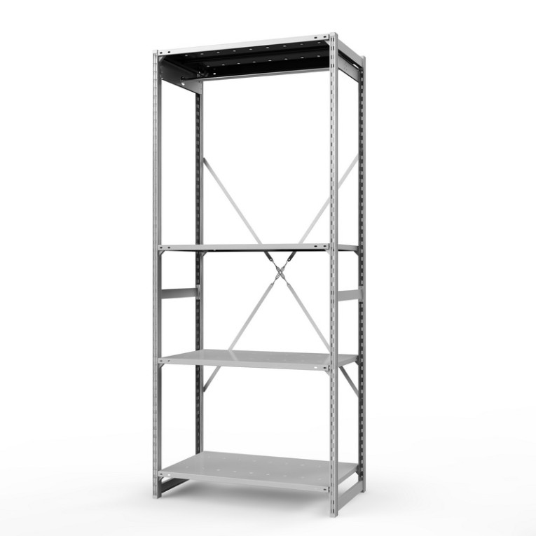 Стеллаж металлический ТСУ Универсал, 2500х1060х500 мм.Штанги: 1шт. Полки: металл перф. 4 шт. купить в Новосибирске Стеллаж металлический ТСУ Универсал, 2500х1060х500 мм.Штанги: 1шт. Полки: металл перф. 4 шт. купить в Новосибирске