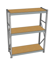 Стеллаж грузовой СГР 3000x900x1000 3 полки (ДСП) Стеллаж грузовой СГР 3000x900x1000 3 полки (ДСП)