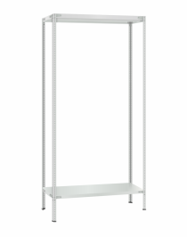 Стеллаж металлический Титан МС-500 3000х1000х500 2 полки Стеллаж металлический Титан МС-500 3000х1000х500 2 полки