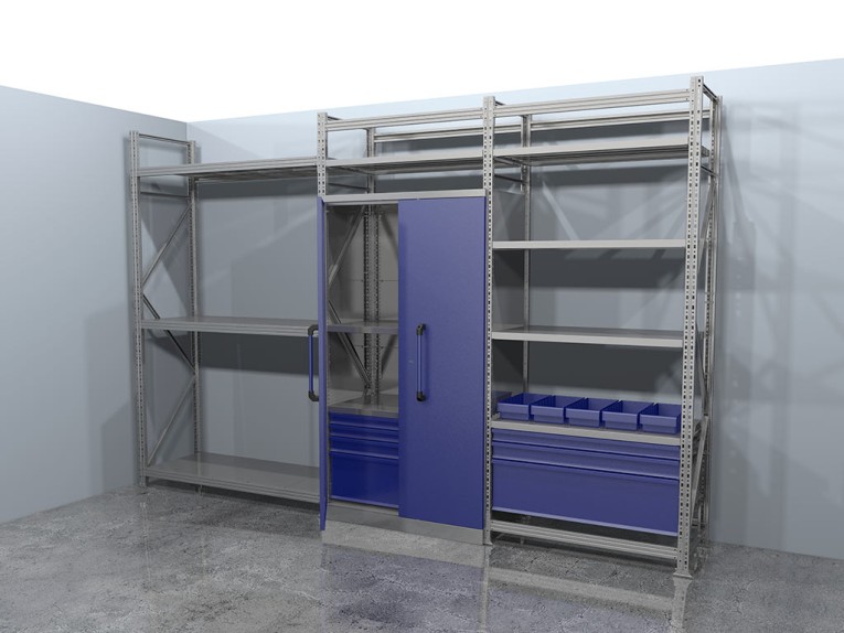Стеллажная система хранения №3 Гараж купить в Новосибирске