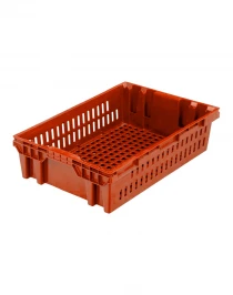 Ящик хлебный 600х400х152,5 красный вес 1,4 кг