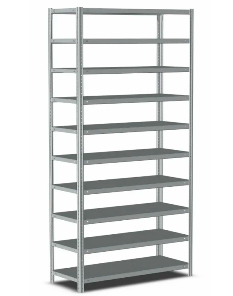 Стеллаж металлический Титан МС-500 1000х1500х400 10 полок купить в Новосибирске Стеллаж металлический Титан МС-500 1000х1500х400 10 полок купить в Новосибирске