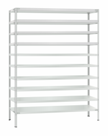 Стеллаж металлический Титан МС-500 2300х1500х600 10 полок Стеллаж металлический Титан МС-500 2300х1500х600 10 полок