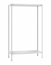 Стеллаж металлический Титан МС-500 2400х1200х600 2 полки Стеллаж металлический Титан МС-500 2400х1200х600 2 полки