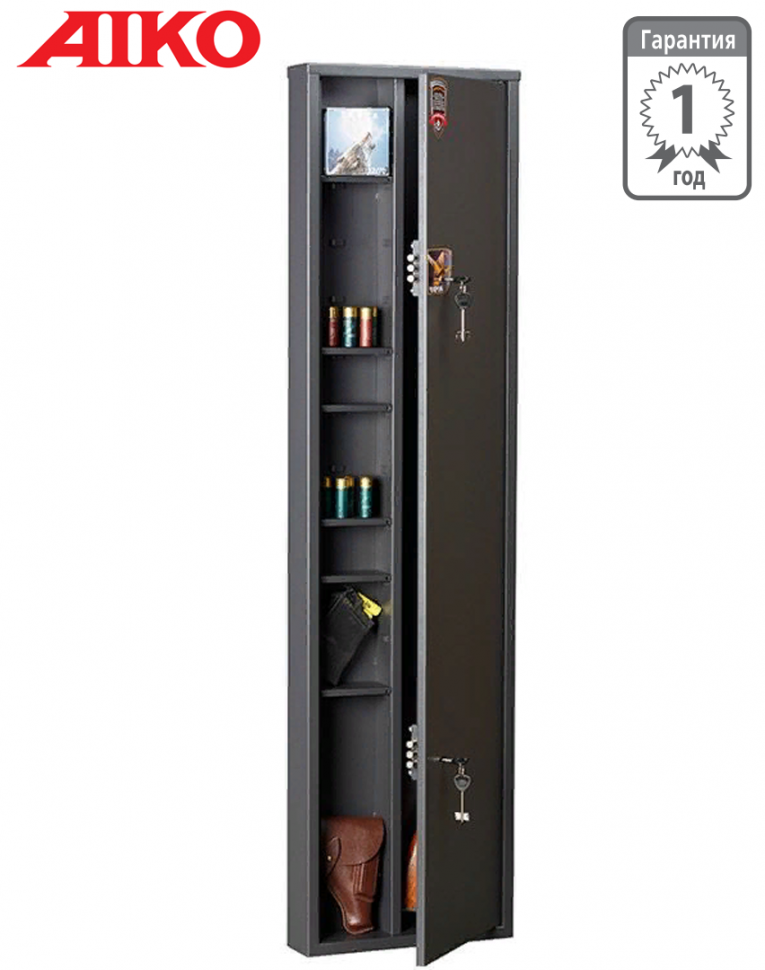 Узкий сейф для оружия Aiko Чирок 1409 (глубина 9 см) купить в Новосибирске Узкий сейф для оружия Aiko Чирок 1409 (глубина 9 см) купить в Новосибирске