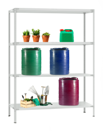 Стеллаж металлический Титан МС-900 1500x1000x400 4 полки