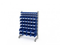 Стеллаж для пластиковых лотков SORTEX односторонний 1500x1000x450.06 Стеллаж для пластиковых лотков SORTEX односторонний 1500x1000x450.06