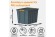 Контейнер особопрочный Rox Box PRO 50 (500х390х390 мм с крышкой и клипсами, на роликах, антрацит) купить в Новосибирске