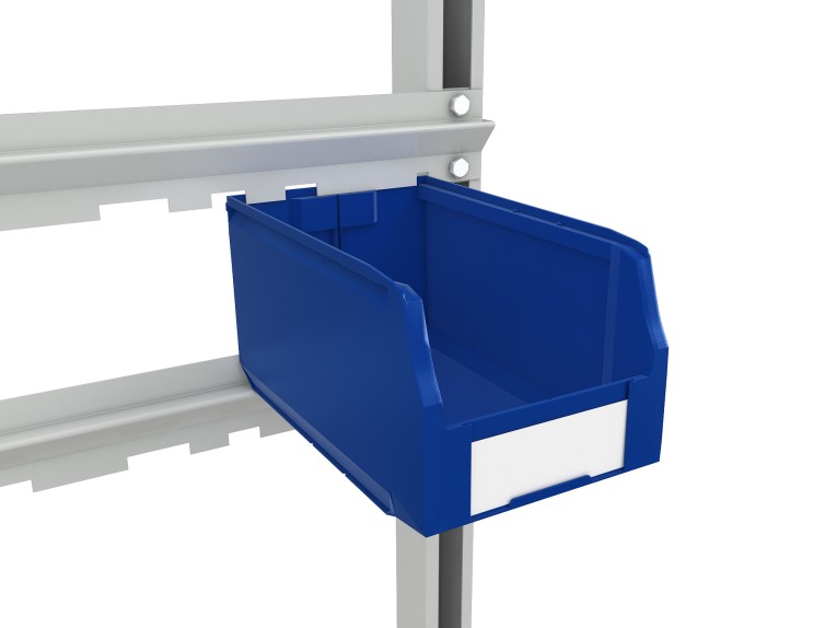 Стеллаж для пластиковых лотков SORTEX односторонний 1800x1000x450.02 купить в Новосибирске Стеллаж для пластиковых лотков SORTEX односторонний 1800x1000x450.02 купить в Новосибирске