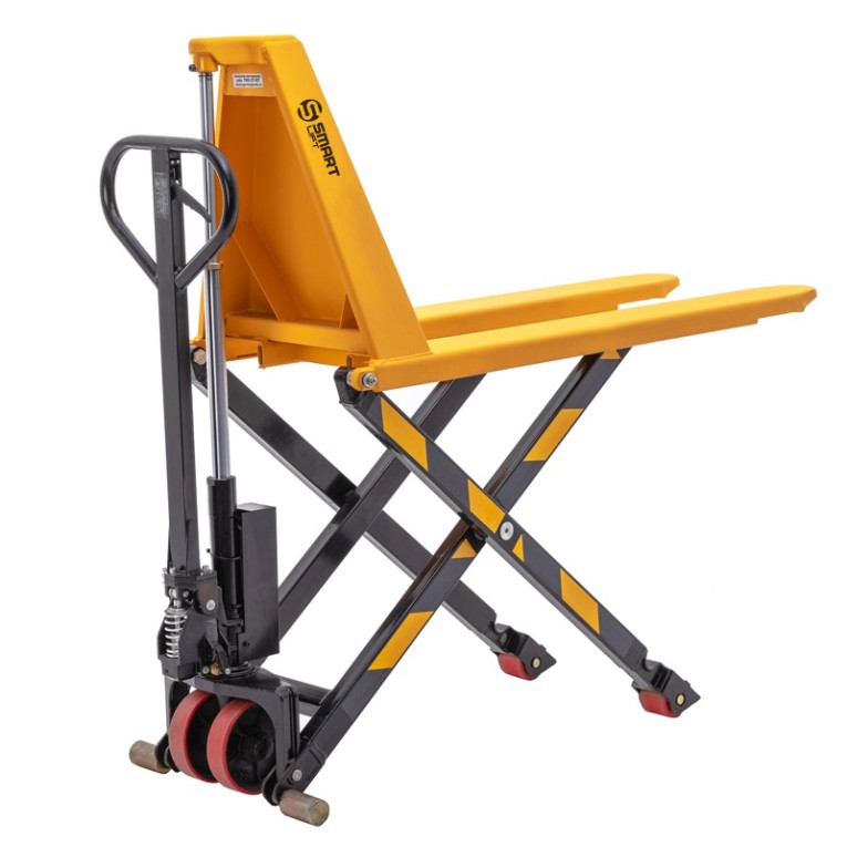 Гидравлическая тележка (рохля) SD-HL (HLT15, г/п 1500 кг, вилы 1150x550 мм, высокоподъемная 800 мм) SMARTLIFT (SMART) купить в Новосибирске