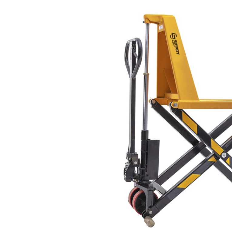 Гидравлическая тележка (рохля) SD-HL (HLT15, г/п 1500 кг, вилы 1150x550 мм, высокоподъемная 800 мм) SMARTLIFT (SMART) купить в Новосибирске