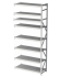 Дополнительная секция MS Profi 2500x1200x600 8 полок купить в Новосибирске