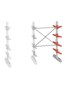 СТ-062 Стеллаж двухсторонний 4 яруса ДОП. СТ-062 Стеллаж двухсторонний 4 яруса ДОП.