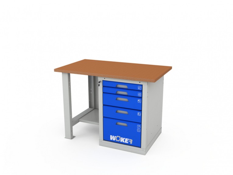 Верстак однотумбовый WOKER PRO 1005.1200 купить в Новосибирске Верстак однотумбовый WOKER PRO 1005.1200 купить в Новосибирске