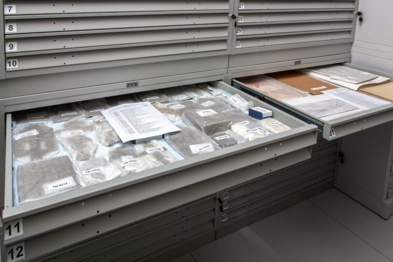 Картотека ПРАКТИК формат А1 для чертежей 25 ящиков