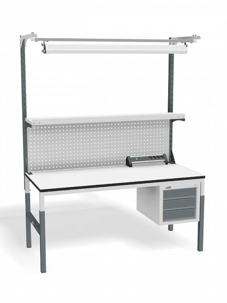 Стол монтажный ДиКом СР-М-150-05 ESD Пластик купить в Новосибирске Стол монтажный ДиКом СР-М-150-05 ESD Пластик купить в Новосибирске