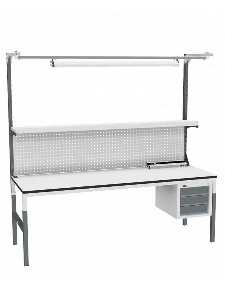 Стол монтажный ДиКом СР-М-200/90-05 ESD Пластик купить в Новосибирске Стол монтажный ДиКом СР-М-200/90-05 ESD Пластик купить в Новосибирске