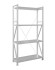Стеллаж MS U 3000x700x500 4 полки (400 кг, перф) купить в Новосибирске