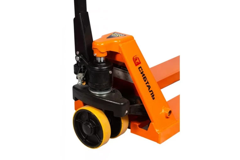 Гидравлическая тележка (рокла) ACR, 5 т, Вилы: 1150 Х 550, СибТаль, полиуретановые колеса купить в Новосибирске