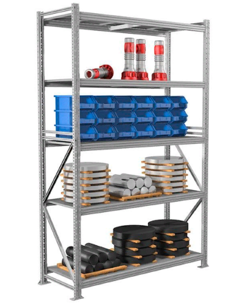 Стеллаж MS Profi 2500х1800х400 5 полок купить в Новосибирске